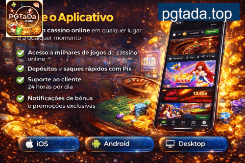 Aplicativo móvel PGTADA para iOS e Android